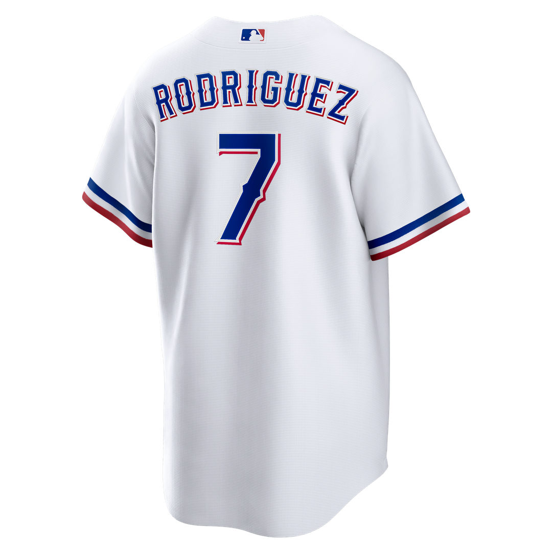 Ivan Rodriguez Texas Rangers Home Retired Player Jersey - White