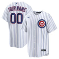 Chicago Cubs Home Replica Custom Jersey - White