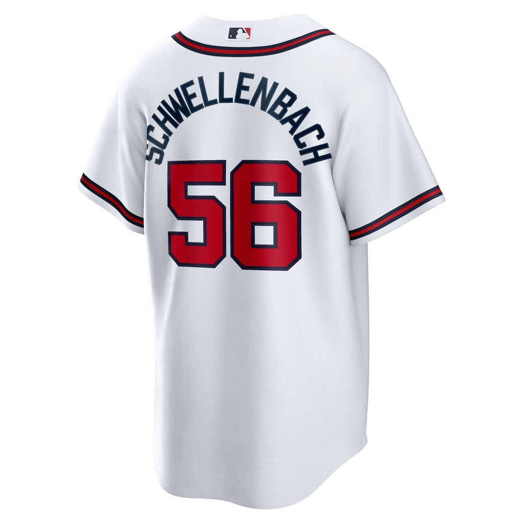 Spencer Schwellenbach Atlanta Braves Home Jersey - White