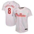 Nick Castellanos Philadelphia Phillies Youth Home Jersey - White