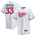 A.J. Minter Minnesota Twins Home Jersey - White