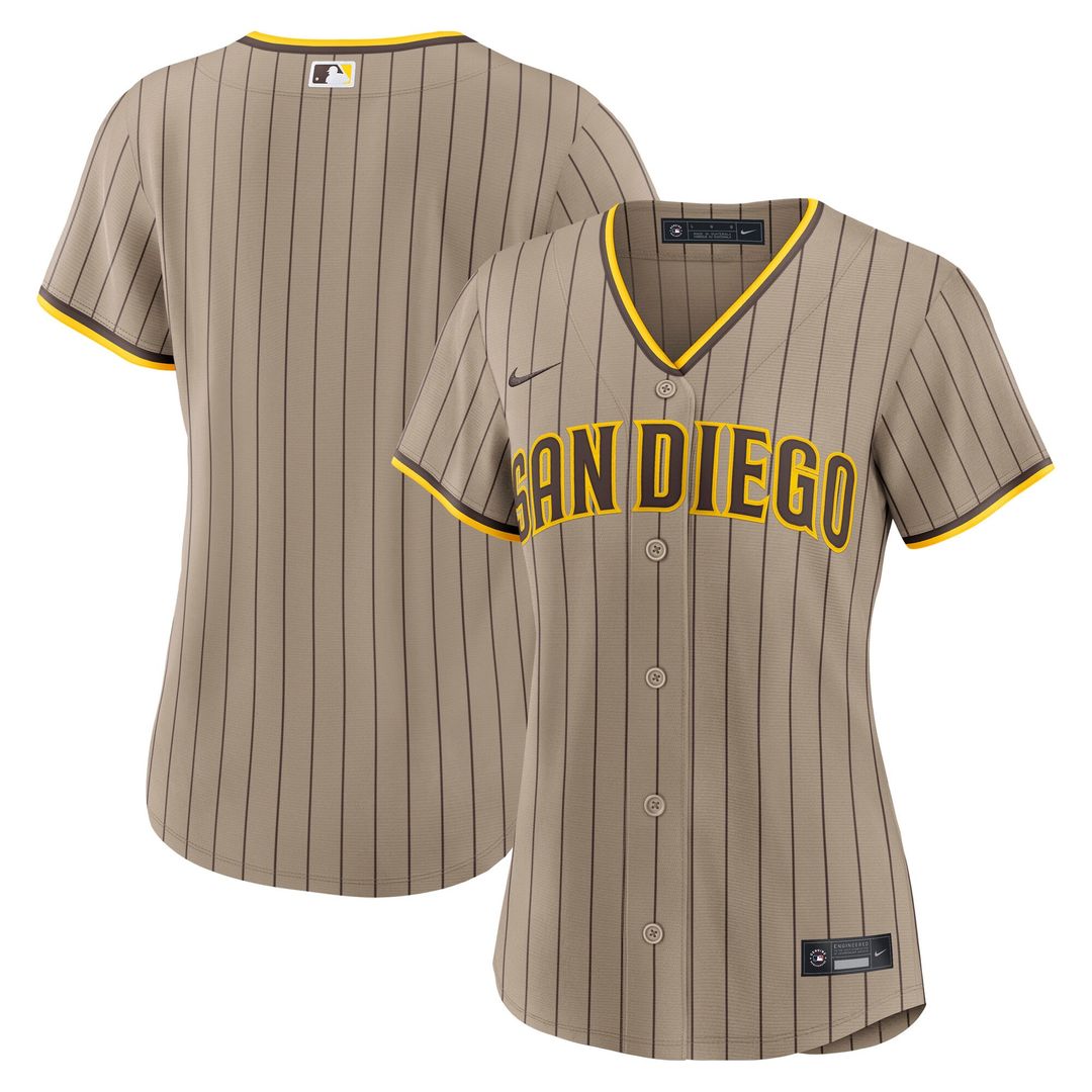 San Diego Padres Women's Home Jersey - White