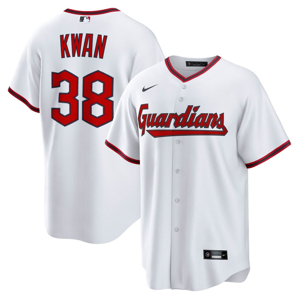 Steven Kwan Cleveland Guardians Home Jersey - White